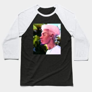 Pink High top Baseball T-Shirt